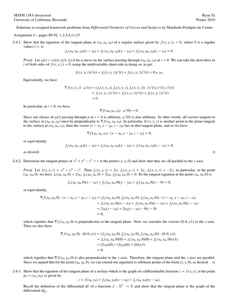 Differential Geometry of Curves and Surfaces by Manfredo Perdigão Do