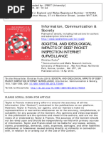 Fuchs, C. (2013) - SOCIETAL AND IDEOLOGICAL IMPACTS OF DEEP PACKET INSPECTION INTERNET SURVEILLANCE