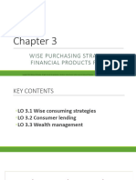 Chapter 3 Wise Purchasing Strategies and Financial Products For Person - Student