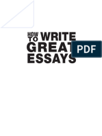 How To Write Great Essays