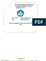 Format Daftar Nilai Harian Kelas V SM 2