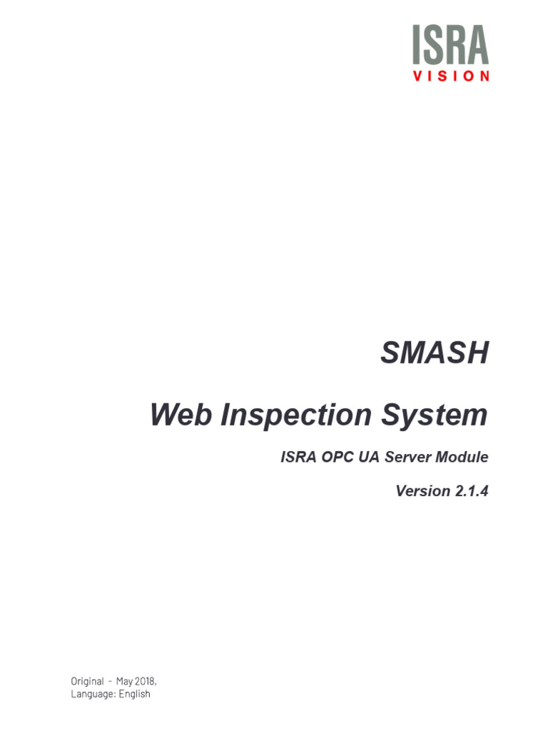 ISRA OPC UA Server Module - V2.1.4 - Eng | PDF | Tag (Metadata ...
