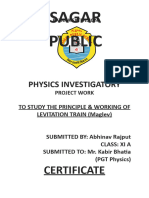 Sagar Public School: Physics Investigatory