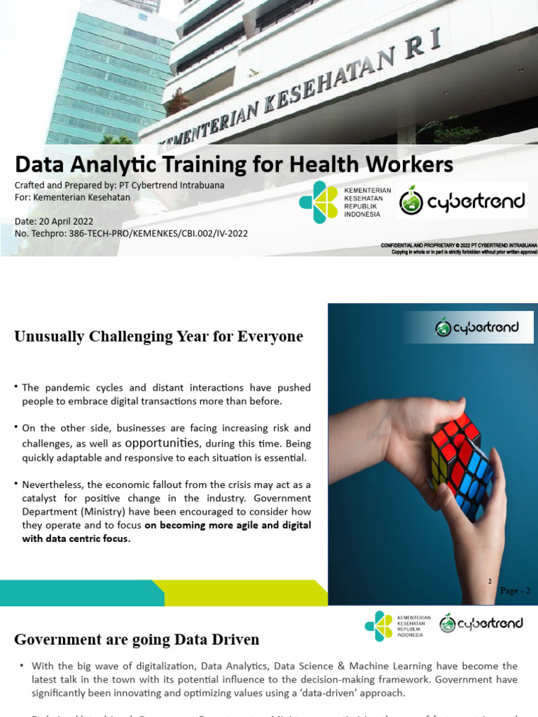 Data Analytics Training for Health Workers | PDF | Analytics | Data ...