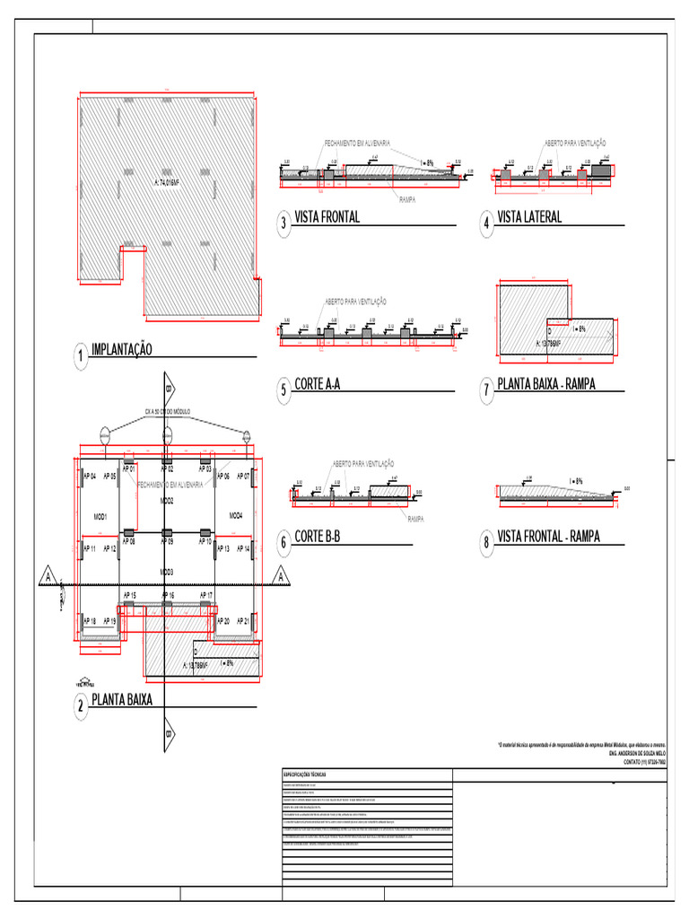 Projeto Radier 1 Pdf Materiais De Construção Materiais
