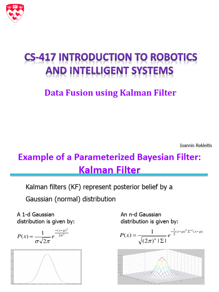 15 KalmanFilter | PDF | Kalman Filter | Estimator