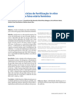 Resultados em Ciclos de Fertilização in Vitro de Acordo Com A Faixa Etária Feminina