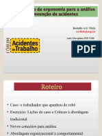 A Contribuicao Da Ergonomia para A Analise e Prevencao de Acidentes - Aula