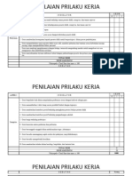 Penilaian Prilaku Kerja