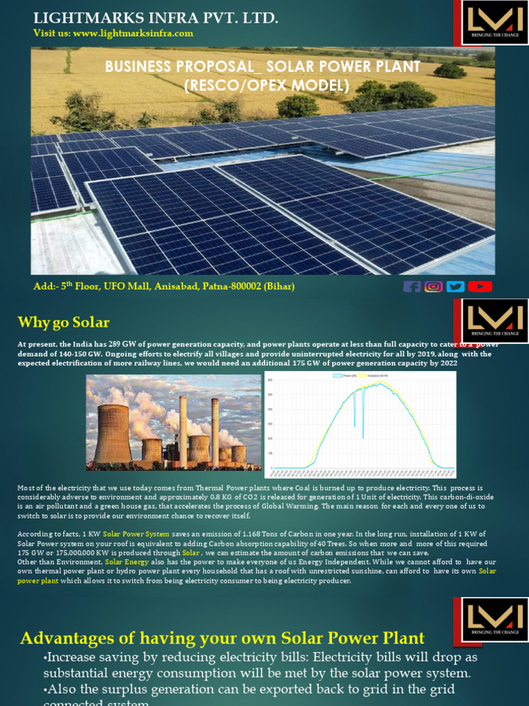 LMIPL - OPEX or RESCO Model | PDF | Technology & Engineering