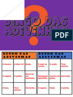 Bingo Das Adivinhas