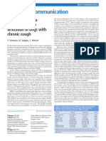 Tobacco Exposure Increased Airway Limitation in Dogs With Chronic Cough