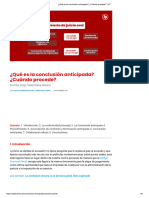 ¿Qué Es La Conclusión Anticipada - ¿Cuándo Procede - LP