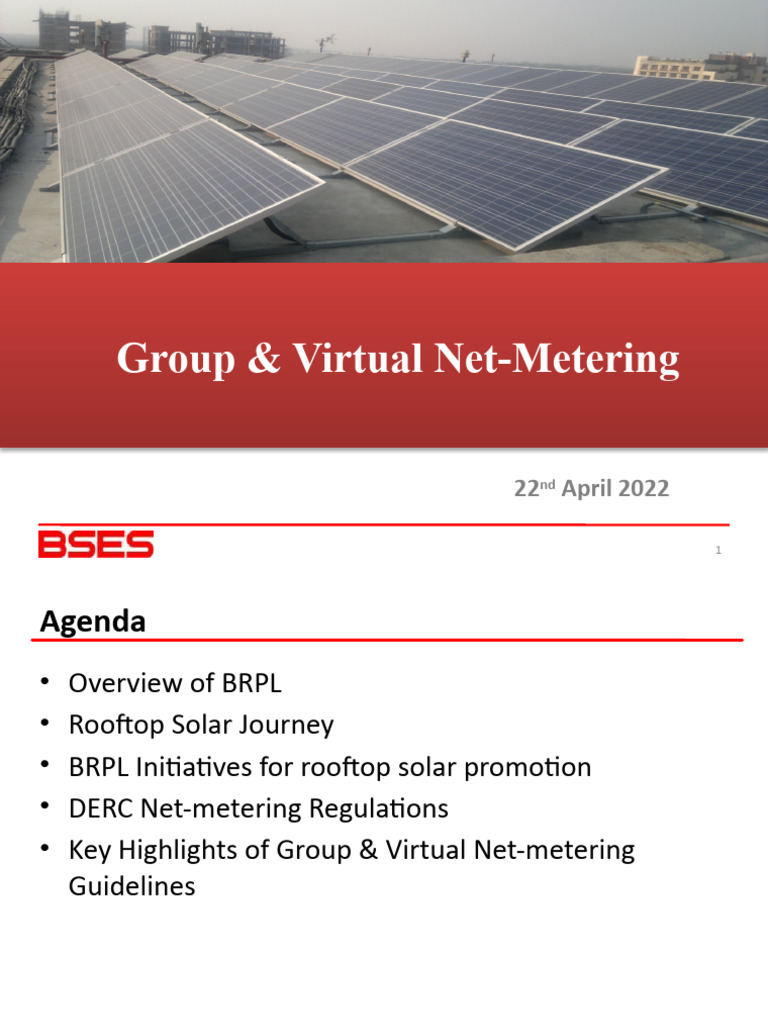 Photo inspiration: Fresh Look at Group Virtual Net Metering Guidelines Pdf