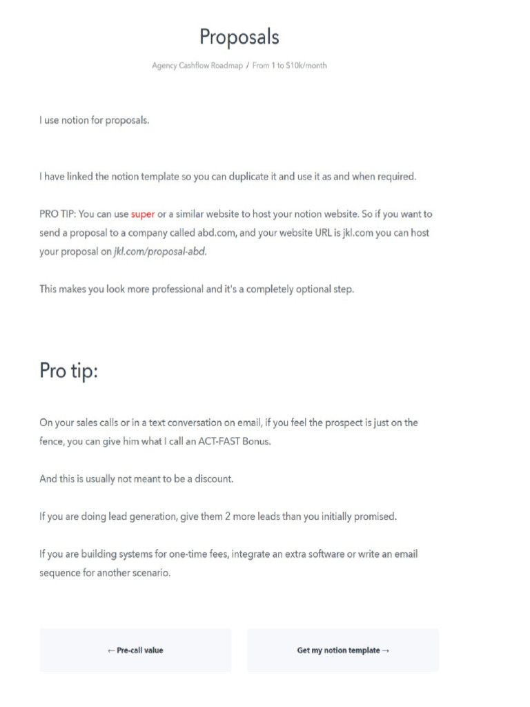 Proposals | PDF