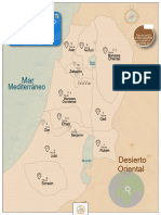 12 Tribus de Israel Mapa Interactivo