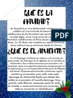 Documento A4 Hoja en Blanco Navideña Ilustrada Azul Blanco