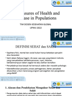 Measures of Health Global Health