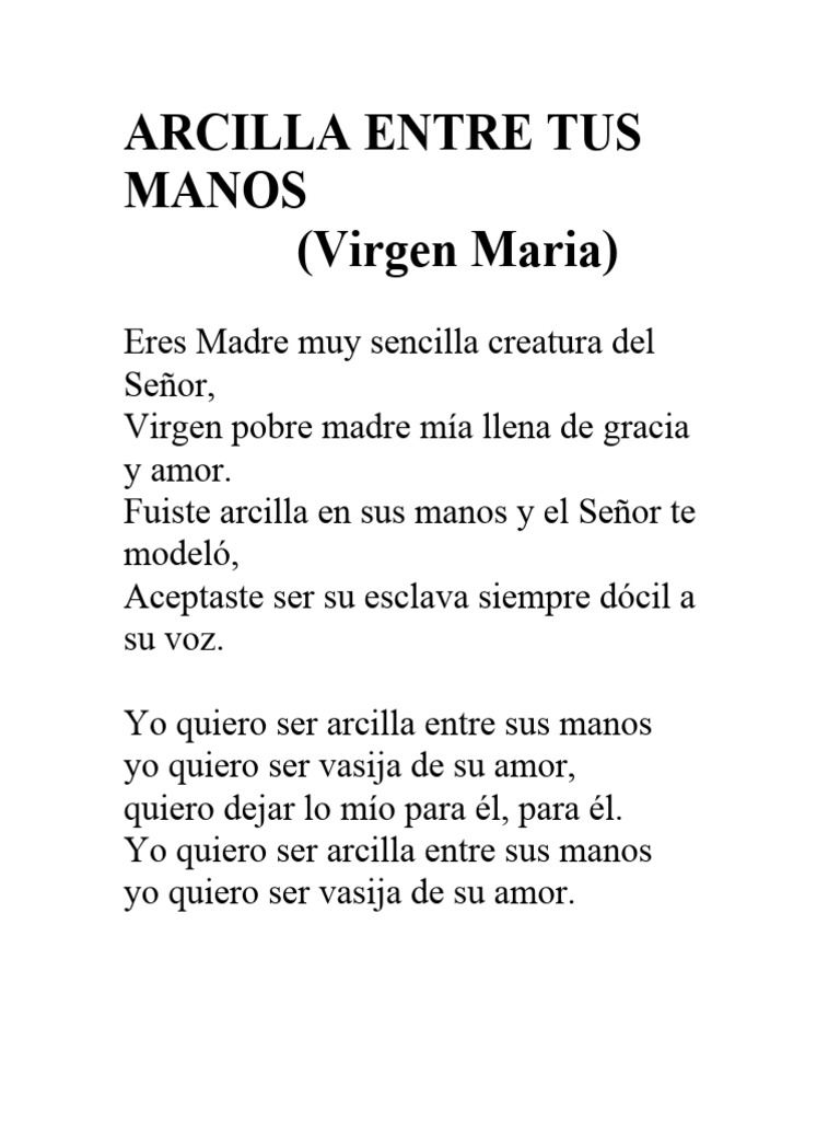 Arcilla Entre Tus Manos PDF