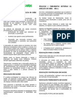 EDUCAÇÃO EM SAÚDE Resumo PDF