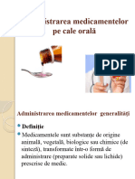 Administrarea Medicamentelor Oral