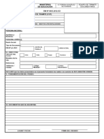 RM #0445-2012-ED Formulario Único de Tramite (Fut)