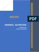 Biology: Mineral Nutrition