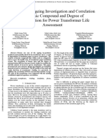 Transformer Ageing Investigation and Correlation of Furanic Compound and Degree of Polymerization For Power Transformer Life Assessment