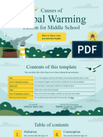 Causes of Global Warming Lesson For Middle School by Slidesgo