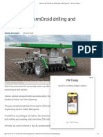 Opico To Sell FarmDroid Drilling and Weeding Robot - Farmers Weekly