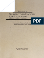 Leonard A. Asimow, Mark M. Maxwell - Solutions To Probability and Statistics With Applications. A Problem Solving Text.