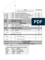 BMM1X10 Course Schedule - 2024