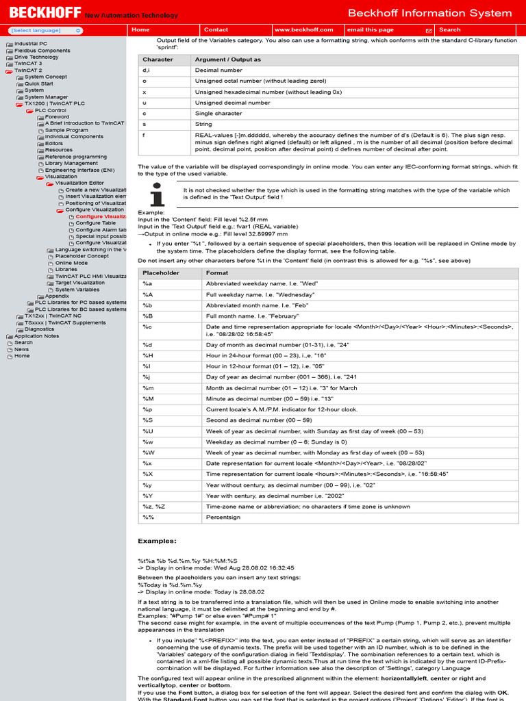 Beckhoff Information System - English | PDF | Numbers | String ...