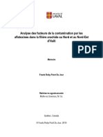 AREA2020 - Memoire - Frantz Roby Point Du Jour - Analyse Des Facteurs de La Contamination Par Les Aflatoxines Dans La Filière Arachide en Haïti