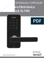 Manual - Smart Lock - SL100 - Maçaneta - Reversível - 012022