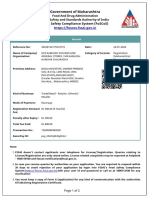 Government of Maharashtra: Food Safety Compliance System (Foscos)