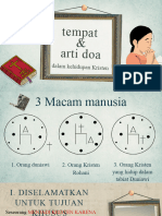 Tempat Dan Arti Doa