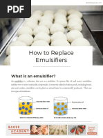 Dimodan HP-M: Emulsifier Applications | PDF | Margarine | Trans Fat