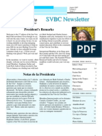 SVBC Newsletter Vol 2 No 1-Aug 2007