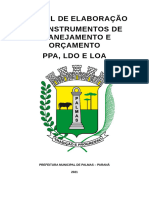 Manual de Elaboracao PPa LDo e LOA