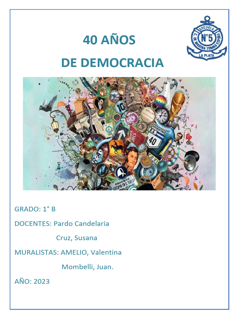 40 Años de Democracia | PDF | Democracia | Ideologías políticas