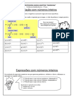 Atividade Inteiros Potenciação