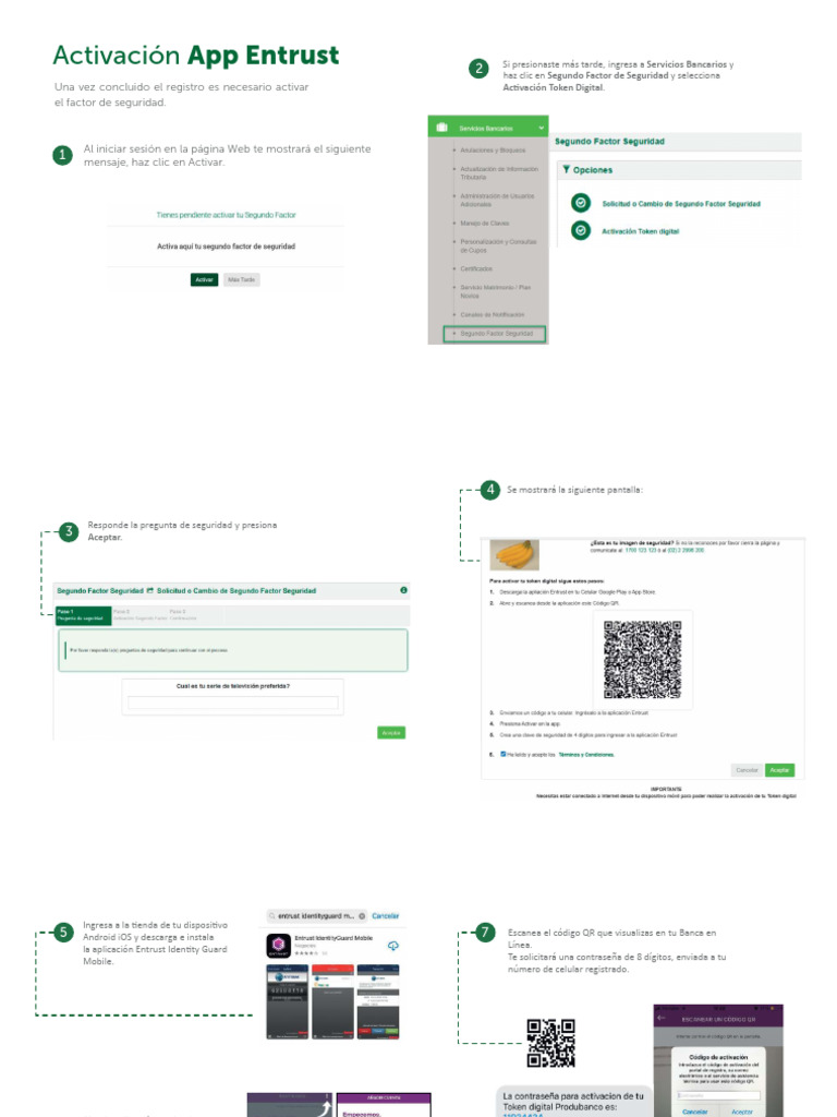 Enrolamiento Softoken Online | Descargar gratis PDF | Aplicación movil ...