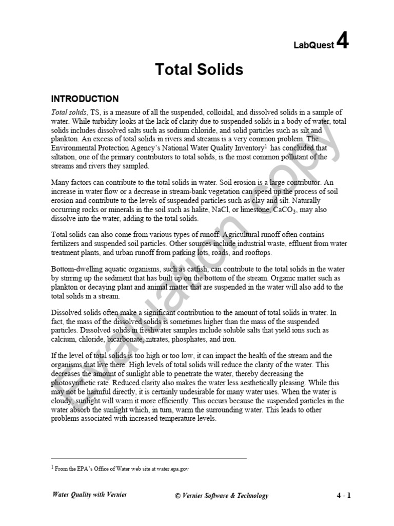 Aguas Sólidos Totales Disueltos PDF Surface Runoff Water