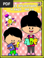 Hojas Aplicativas 4 Años - Mayo