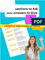 100 Pyta 300 Przykadowych Odpowiedzi SAMPLE Darmowa Prbka - 1708492141