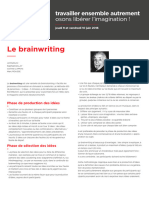 Fiche Brainwriting TEA 2016