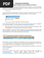 Awr Design Environment University Program (Flexible Access) Installation Instructions