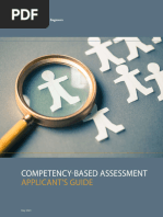 CBA User Guide | PDF | Engineering | Experience