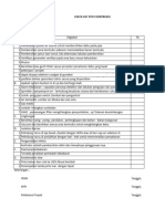 Form 11. Ceklist Pasca Kontruksi Model 2